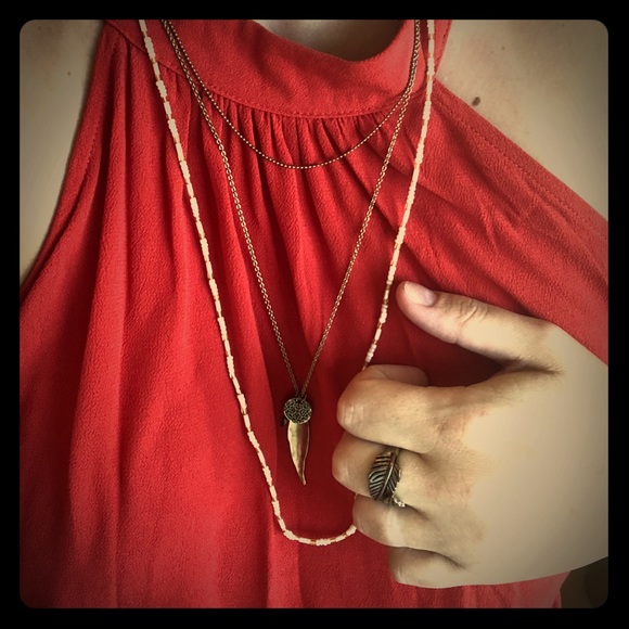 Jewelry Faux Gold Leaf Jewelry Set Poshmark